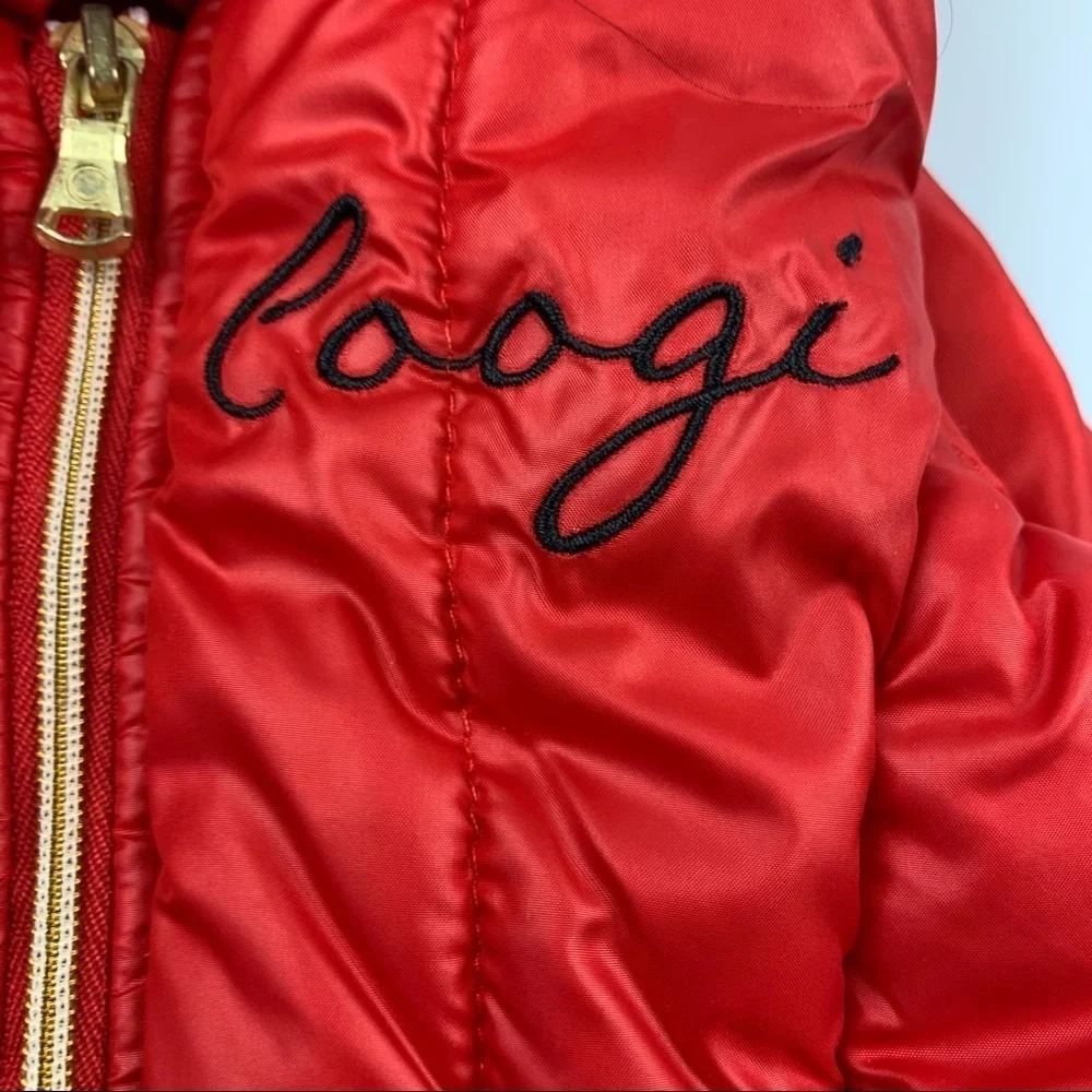 COOGI 18M Baby Red‎ Vest Puffer Zip Up Pockets